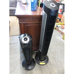 2 Used oscillating fans