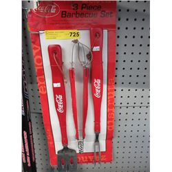 New 3 Piece "Coca-Cola" barbecue set