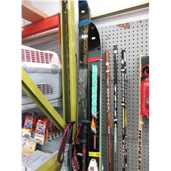 2 Used pairs of skis & poles