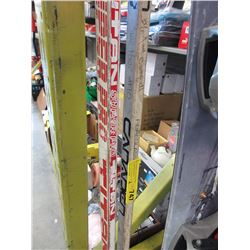 2 Used left hand hockey sticks