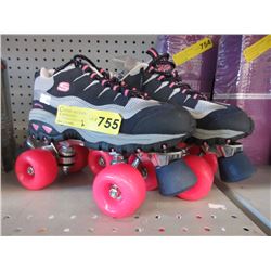Pair of used Skechers roller skates - size 7