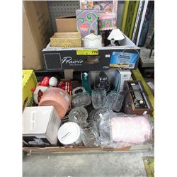 2 Boxes of household items & Avon collectibles