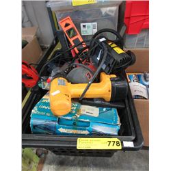 Tote of used tools