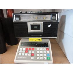Used electronic postal scale & radio