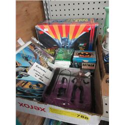 Assortment of Batman collectibles