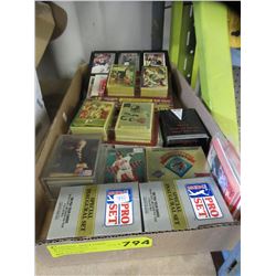 Collection of assorted sports trading cards