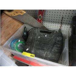 Tote of used tools
