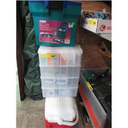 New first aid supplies, used cooler & more