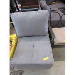 New - Upholstered armless chair