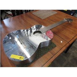 Steel display guitar - full size