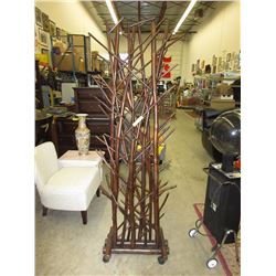 7' Rolling room divider
