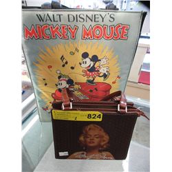 2 Used purses - Marilyn & Mickey Mouse