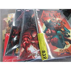 5 "The New Avengers" graphic novel books