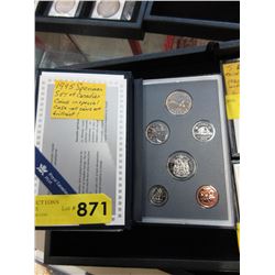1995 Canadian specimen set