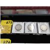 Image 1 : 3 Canadian Silver .50¢ coins