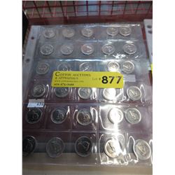 30 Canadian 1967 "Rabbit" nickels