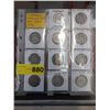 Image 1 : 11 Different Canadian .50¢ coins