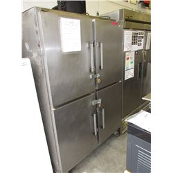 Commercial stainless steel 4 door cooler - used