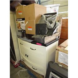 Skid of assorted new & used goods
