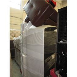 Skid of furniture parts