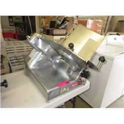 Commercial "Burkel" stainless steel meat slicer