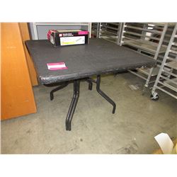 Used metal patio table