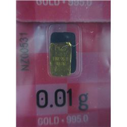2 x .995 Fine Gold Turkish Mint bars