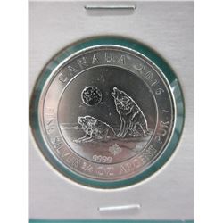 Rare - 2016 "Howling Wolves" Silver Coin