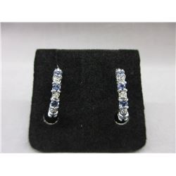 New - Tanzanite & Diamond Earrings