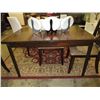 Image 1 : Wood dining table with pull out ends