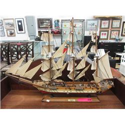 Wood "Clipper" ship model