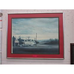 Framed McDonalds themed print