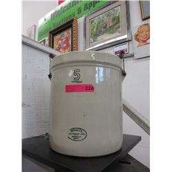 Vintage - Medalta 5 Gallon crock