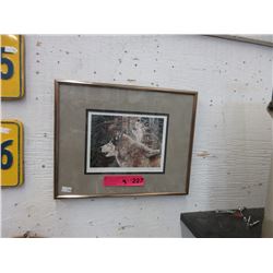 Framed Andrew Kiss art card "Unity"