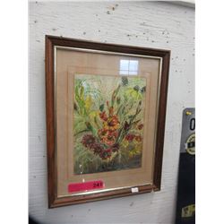 Signed "Amlo" still life painting