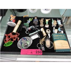Collectible belt buckle, die casts & more