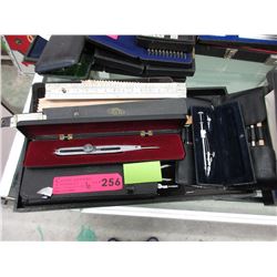 Vintage compass sets, slide rules & more