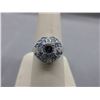 Image 1 : One Half Carat Tanzanite Cluster Ring