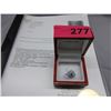Image 2 : One Half Carat Tanzanite Cluster Ring