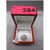 Image 2 : Diamond-Set Stylized Flower Motif Ring