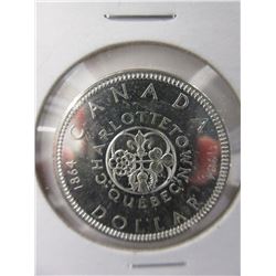 1964 Canadian One Dollar Coin - 80% Silver
