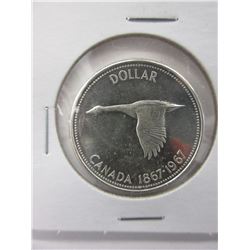 1967 Canada One Dollar Coin - 80% Silver