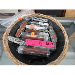 13 New pocket knives