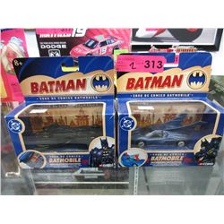 2 Corgi die cast Bat Mobiles