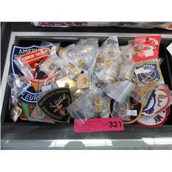 Lot of hunting & wildlife pins & badges