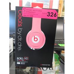 New pink on ear headphones - replica