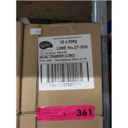 2 Cases of strawberry licorice