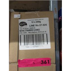 2 Cases of strawberry licorice
