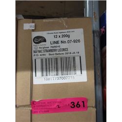 2 Cases of strawberry licorice