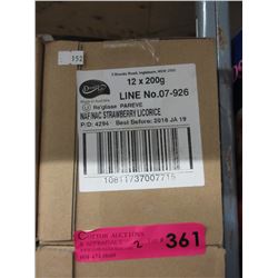 2 Cases of strawberry licorice
